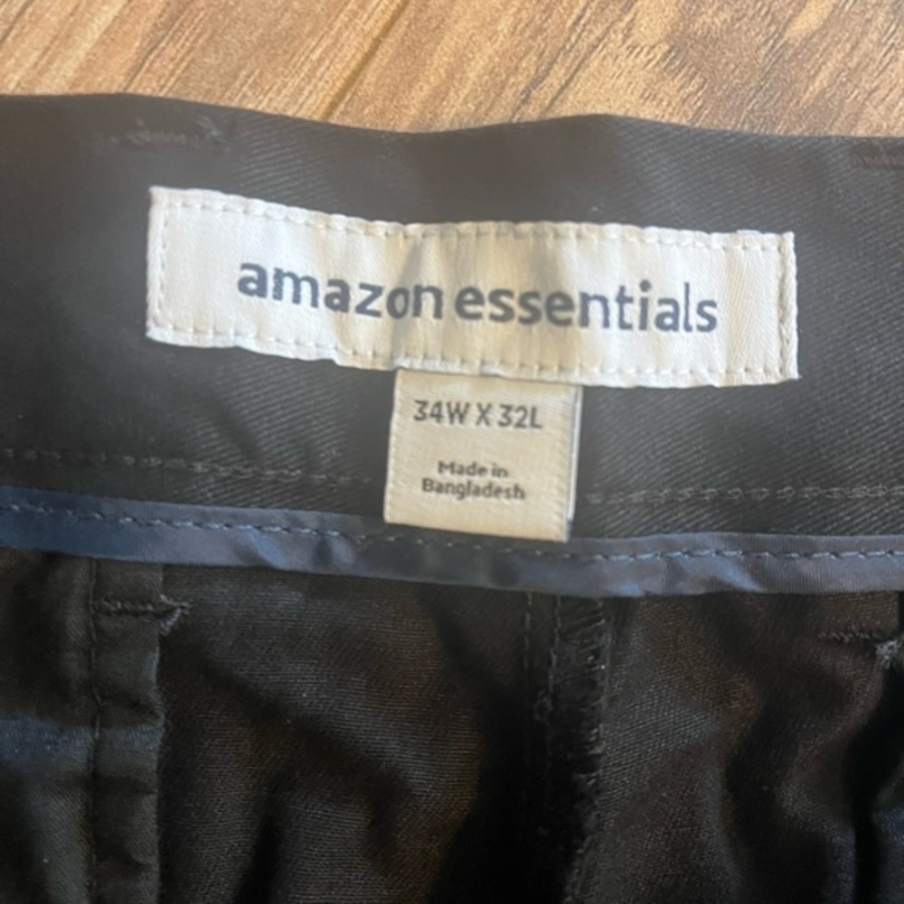 Men's Classic Fit Wrinkle-Resistant Suit Pants Flat Front Dress Pants sz 34 x 32 - Picture 6 of 6